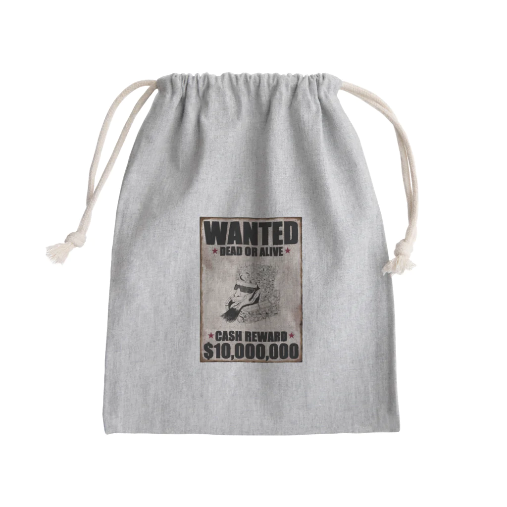 まっつん工房の指名手配犯！ Mini Drawstring Bag