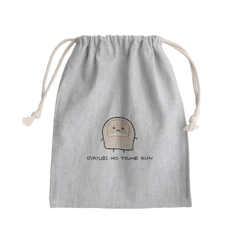 tsutteの親指の爪くん Mini Drawstring Bag