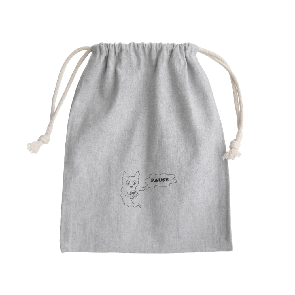 sinoop2 STOREのゴースト休憩中 Mini Drawstring Bag