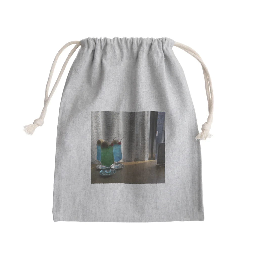 加爾基のクリームソ〜ダ３ Mini Drawstring Bag