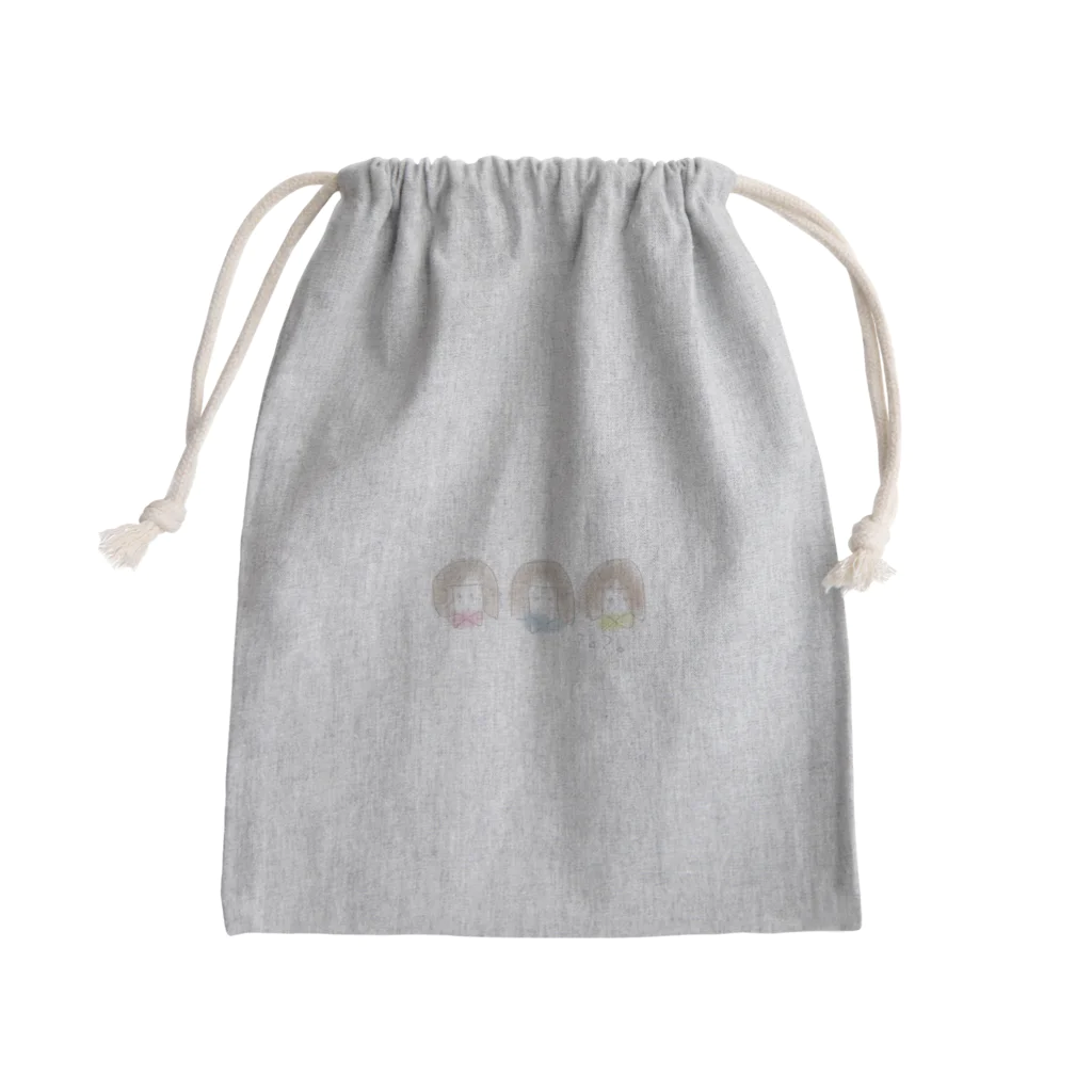 るぷのぷるんっこ Mini Drawstring Bag