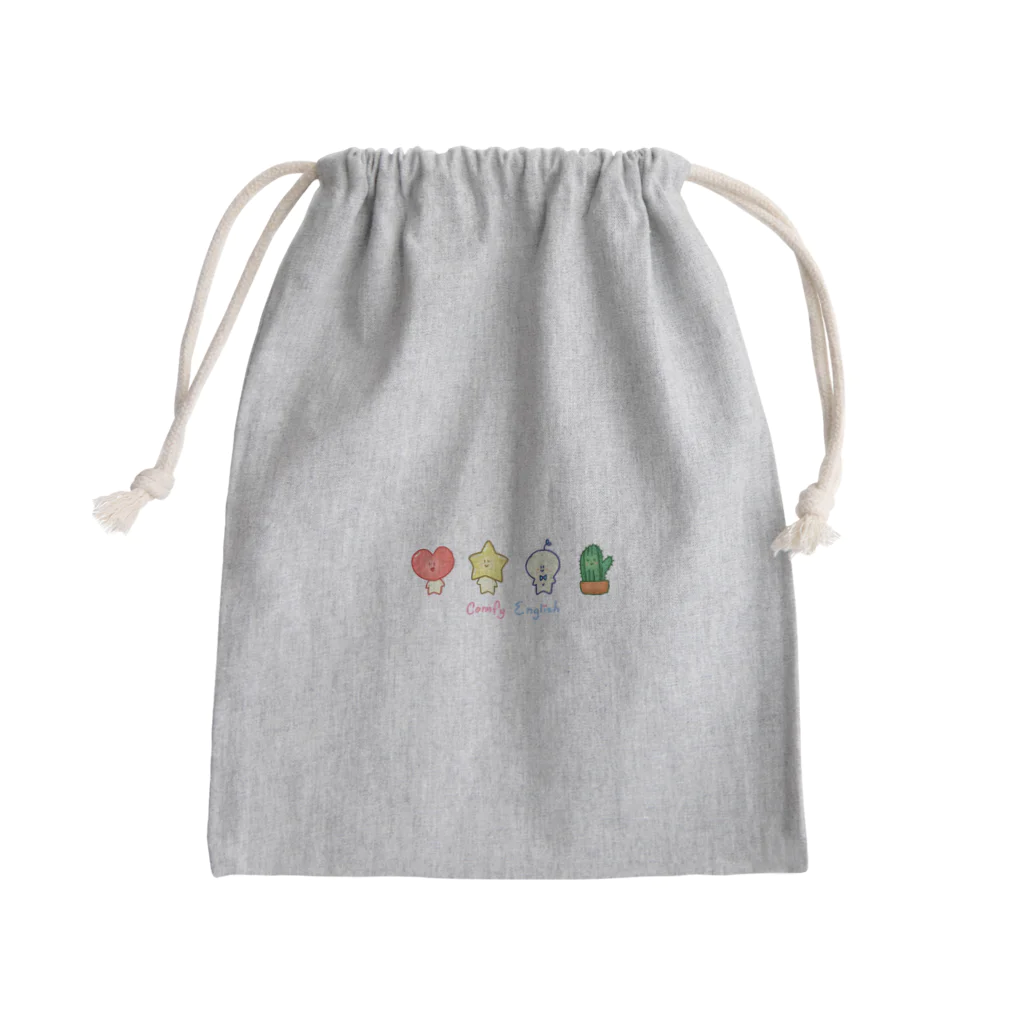 4UInternationalのComfy Friends こども英会話グッズ Mini Drawstring Bag