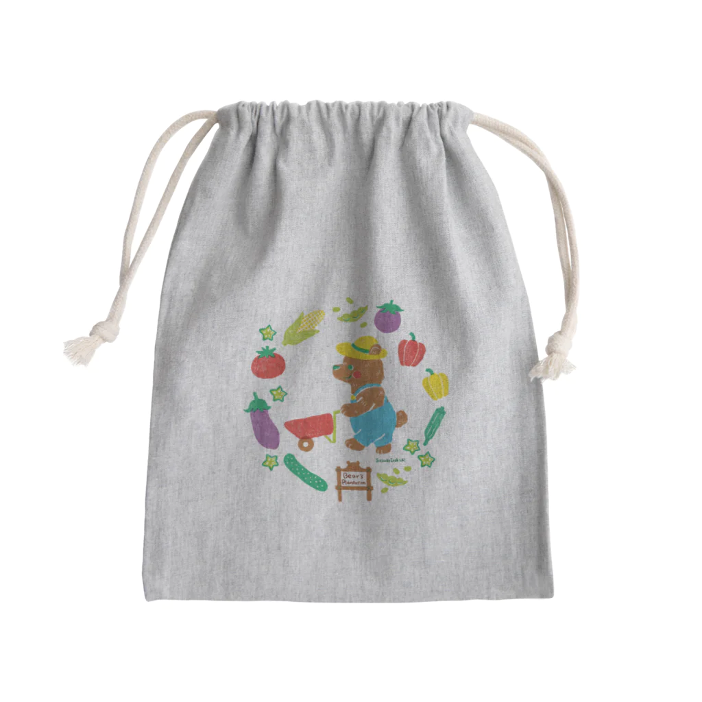 すずきいときちのくまさん農園 Mini Drawstring Bag