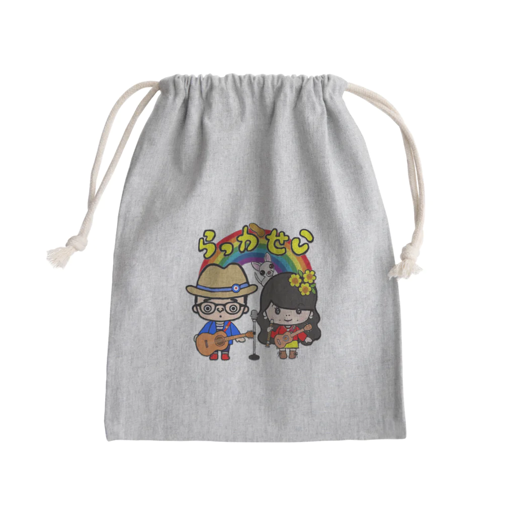 RAIRAのらっかせい Mini Drawstring Bag