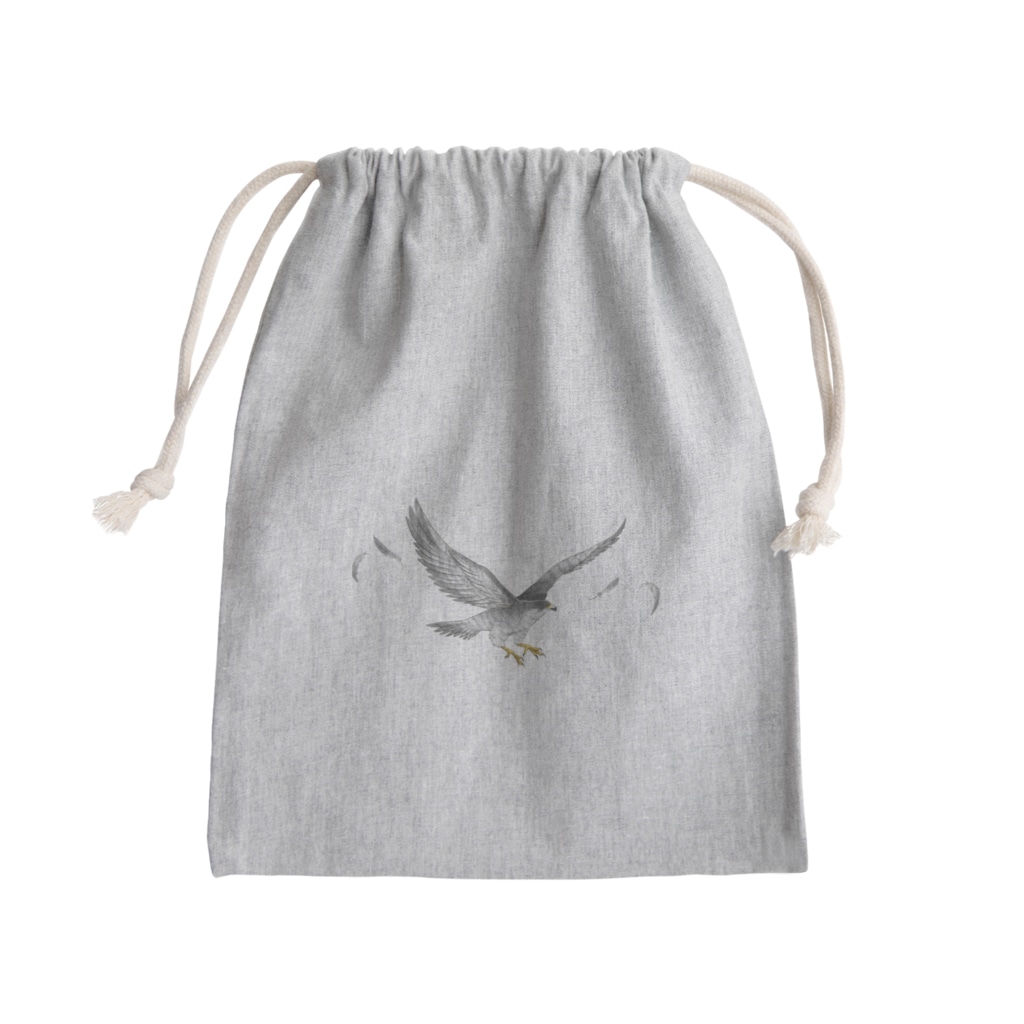 まめるりはことりの隼ファルコン【まめるりはことり】 Mini Drawstring Bag