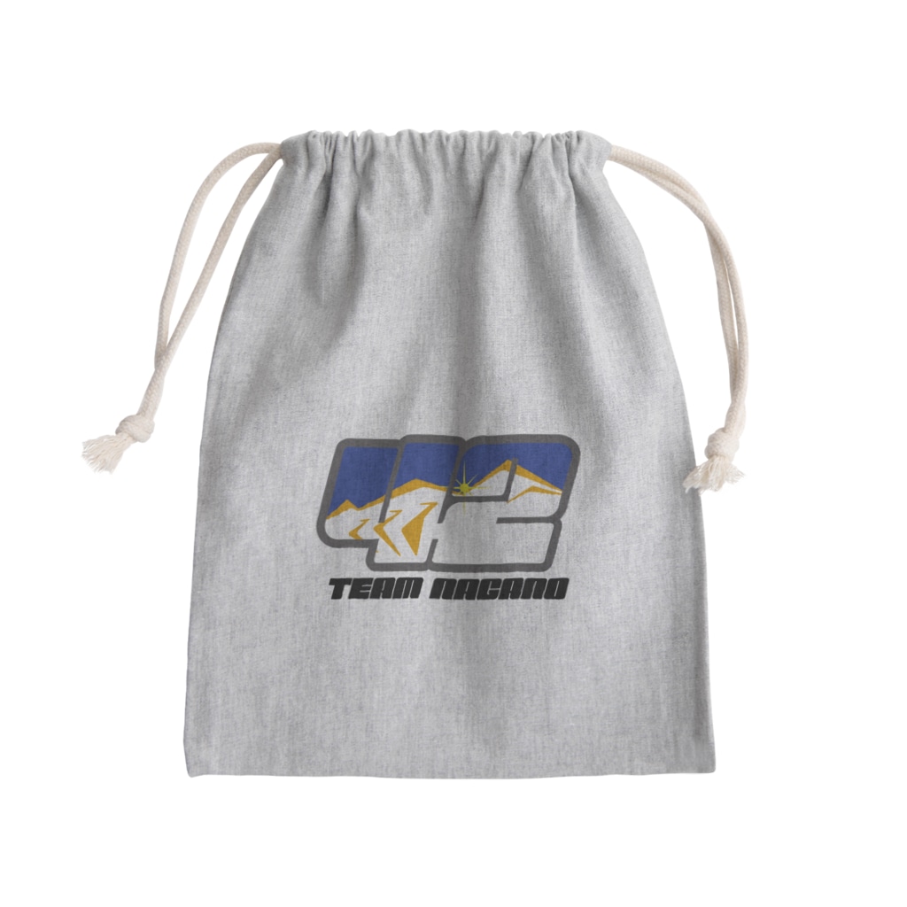 Team長野オフィシャルSUZURIショップのゼッケンロゴ Mini Drawstring Bag