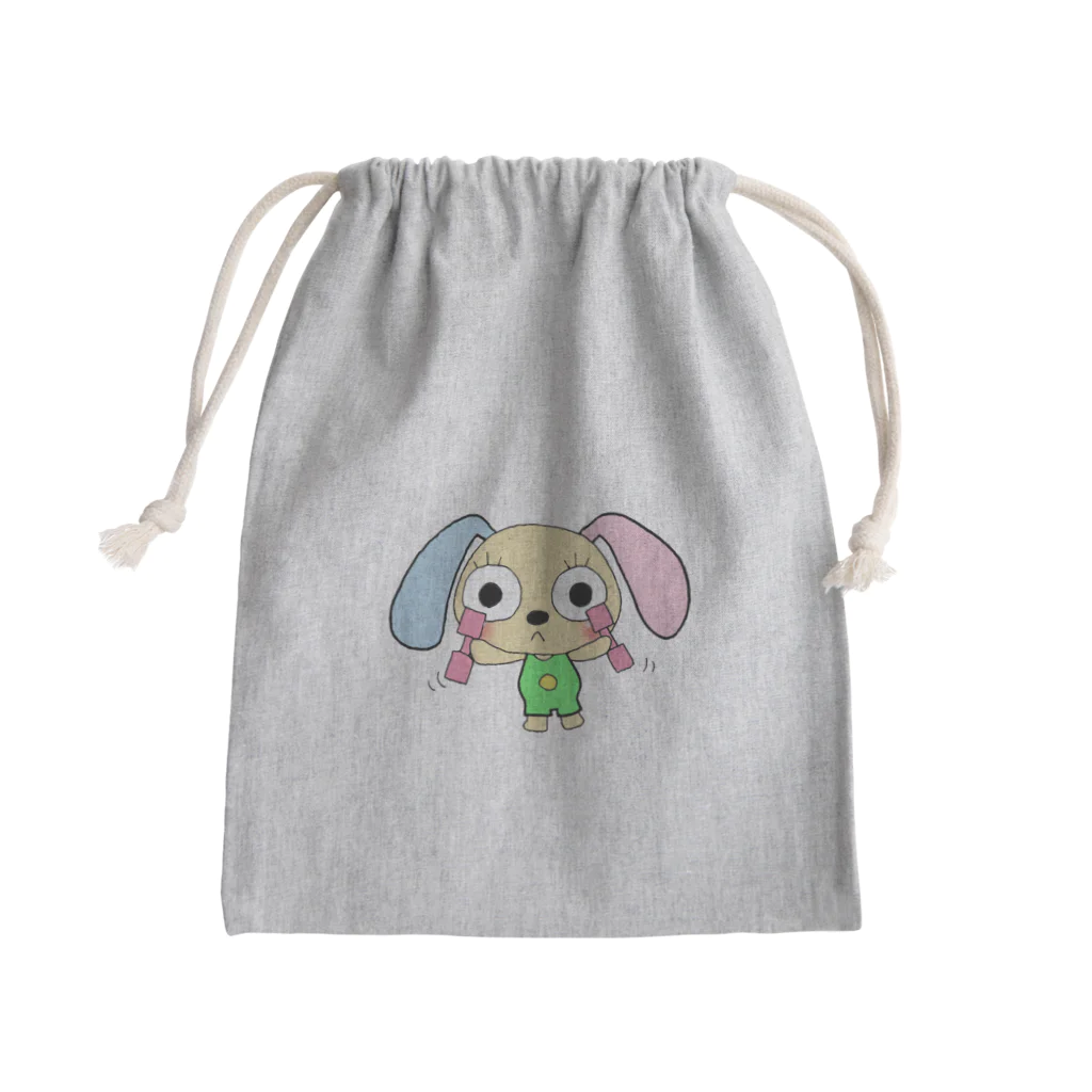 ONEのうさぎのうーちゃん(タイトルなし) Mini Drawstring Bag