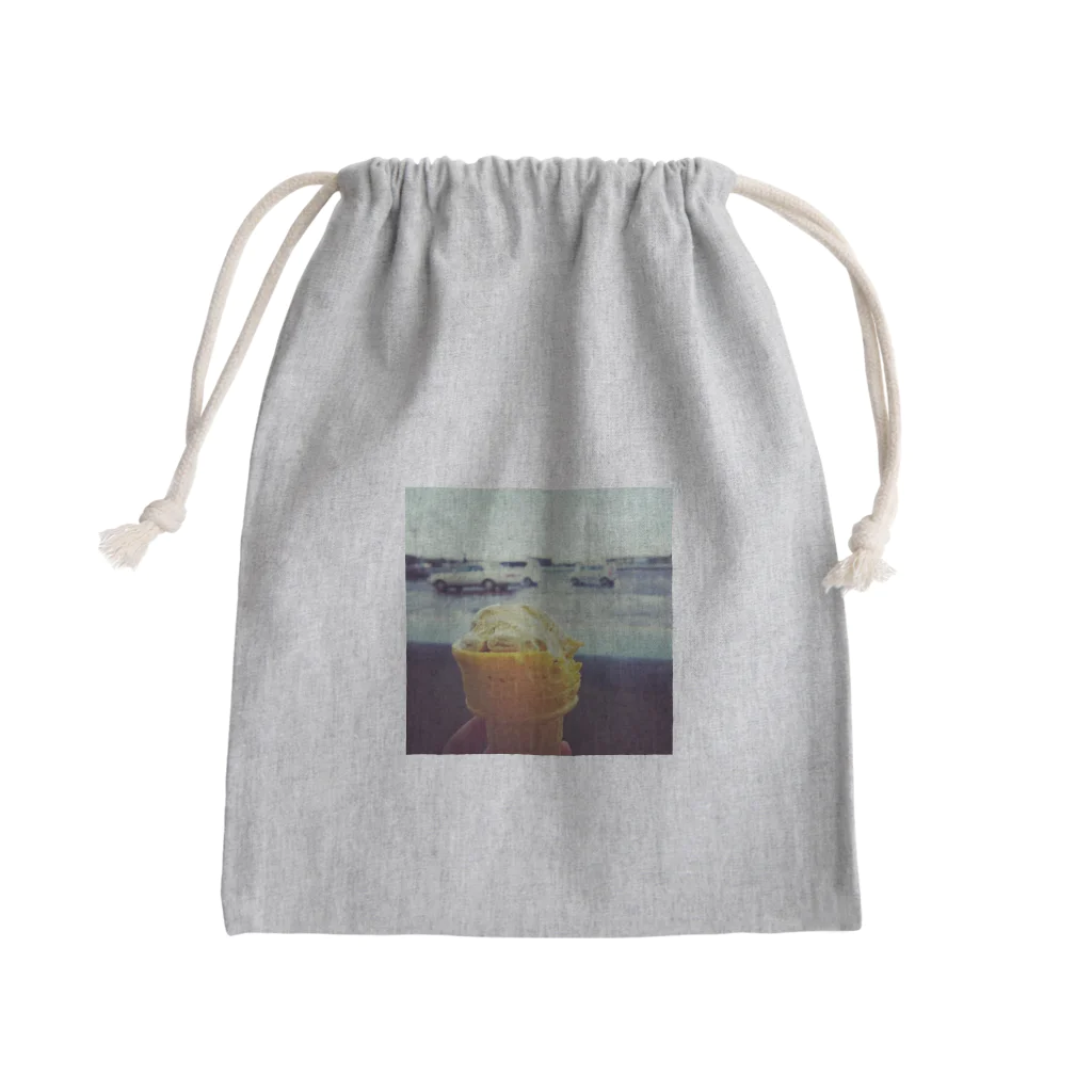 たもつの夏の日とアイスと Mini Drawstring Bag