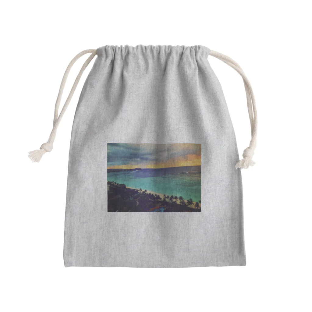 spring.のSea Mini Drawstring Bag