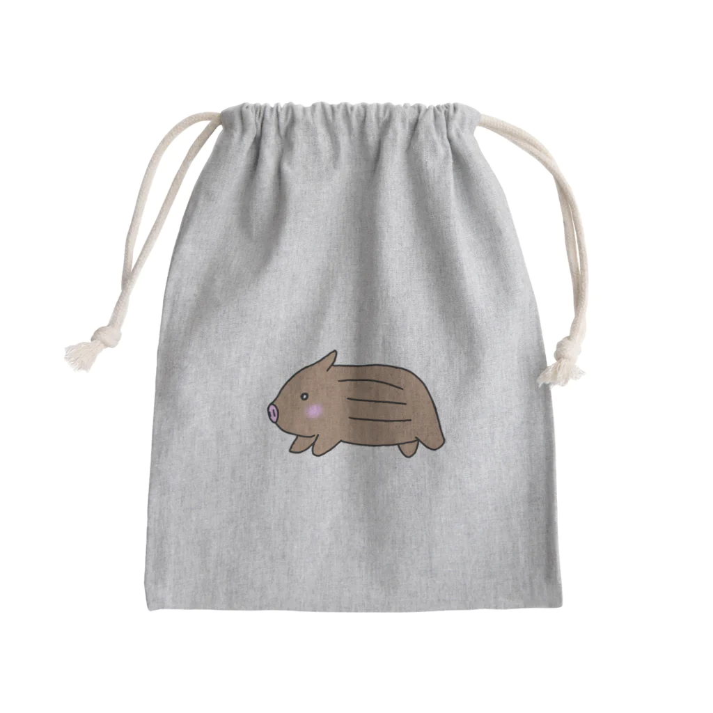 ほぼ動物園のうりぼう Mini Drawstring Bag