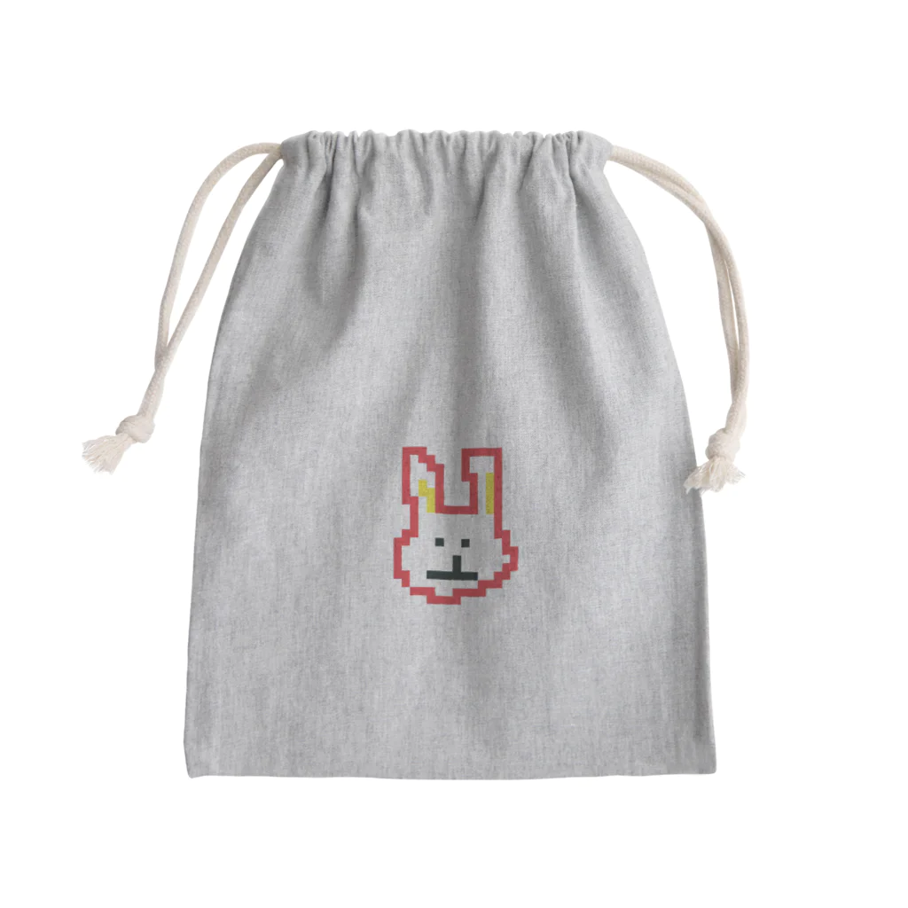 ハマの店のほんとうにウサギ Mini Drawstring Bag