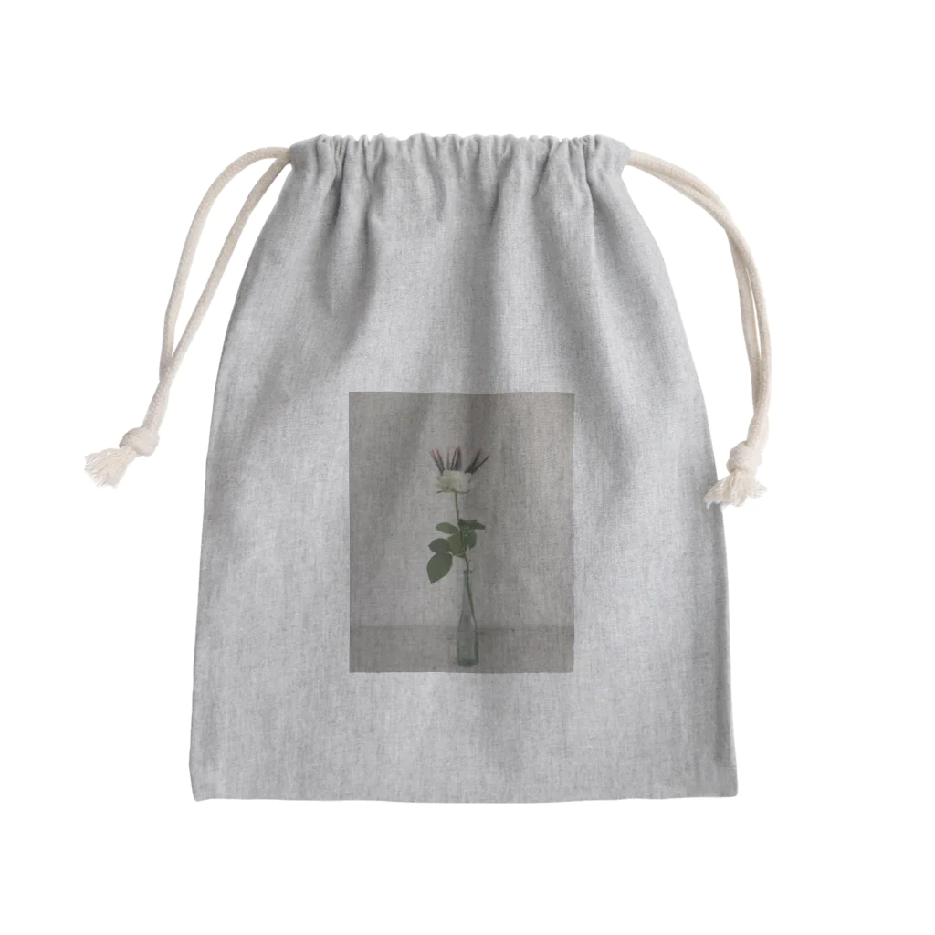 クワモト カツヒコのpunk hair の花 Mini Drawstring Bag