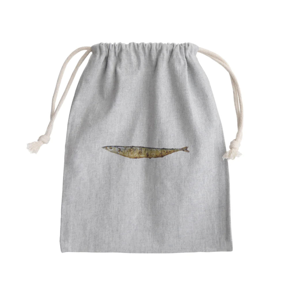 shiramizの【脂のってます】サンマの塩焼き Mini Drawstring Bag