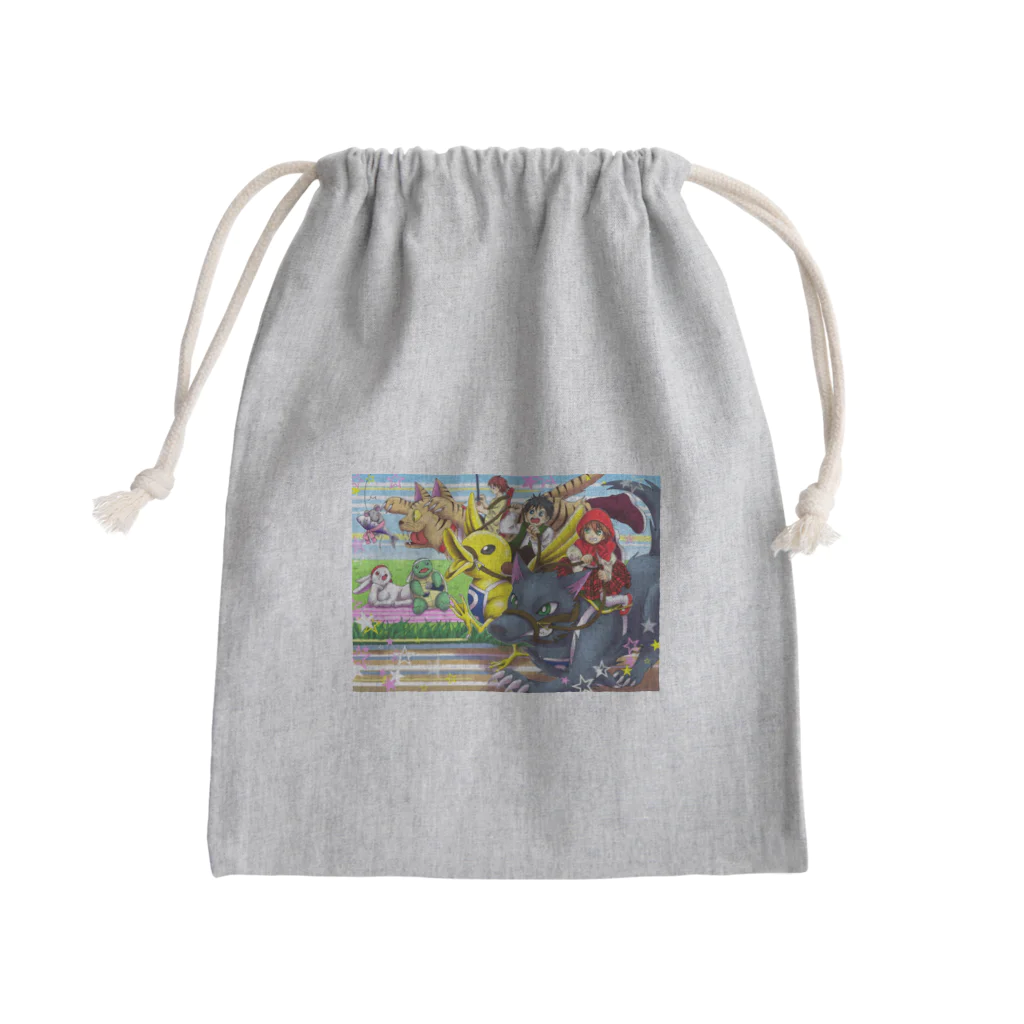 花信風のお店のおとぎの国の競争 Mini Drawstring Bag