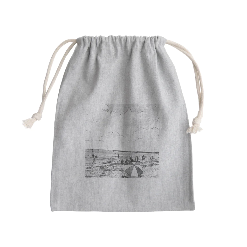 ELF-POKOの海岸 Mini Drawstring Bag