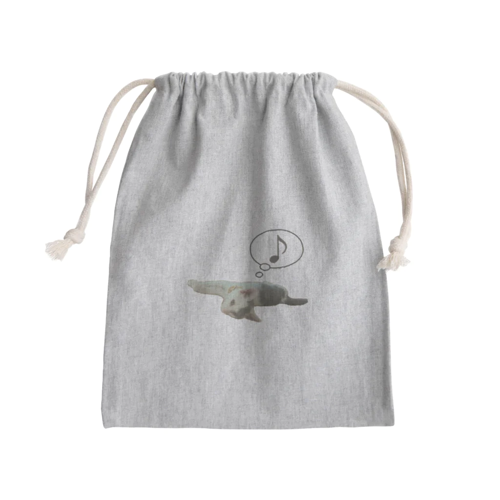 猫汰のレアくんシリーズ Mini Drawstring Bag