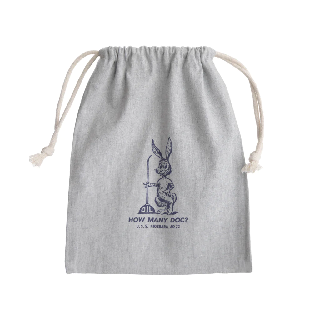 Bunny Robber GRPCのUSS NIOBRARA_NVY Mini Drawstring Bag