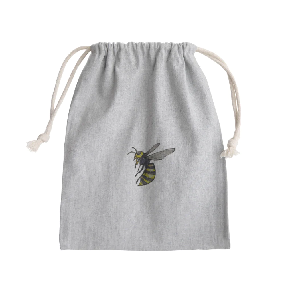 ameiのハチ子さん Mini Drawstring Bag