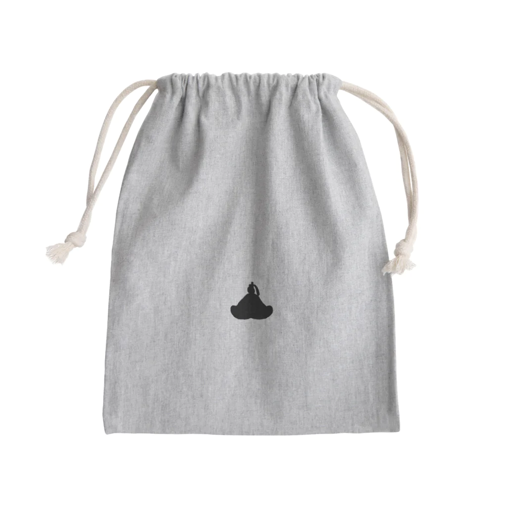 azulpeponのミニシルエット貴族 Mini Drawstring Bag