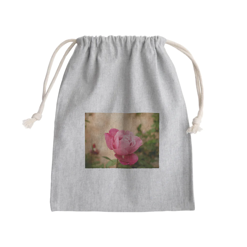 ゆったショップのRosy Rose Mini Drawstring Bag