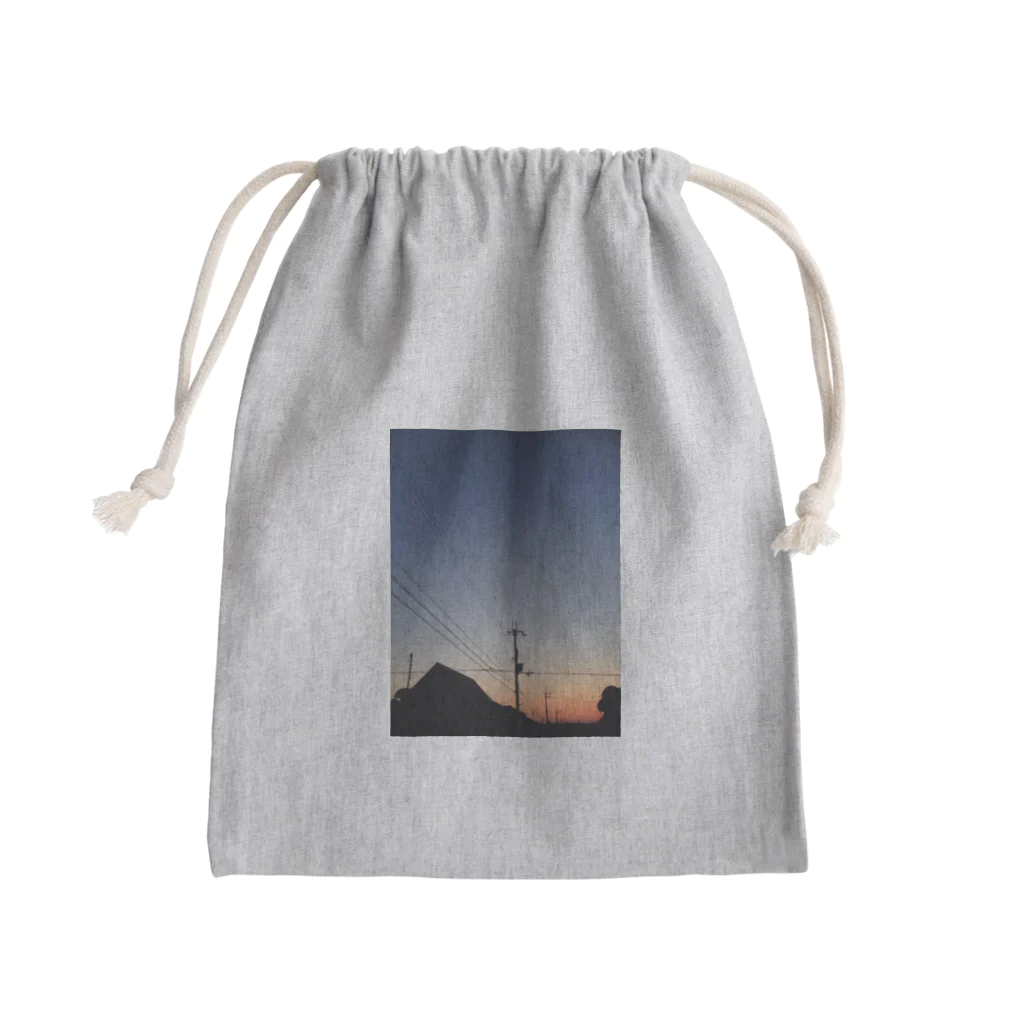 わびしさの夕暮れ Mini Drawstring Bag