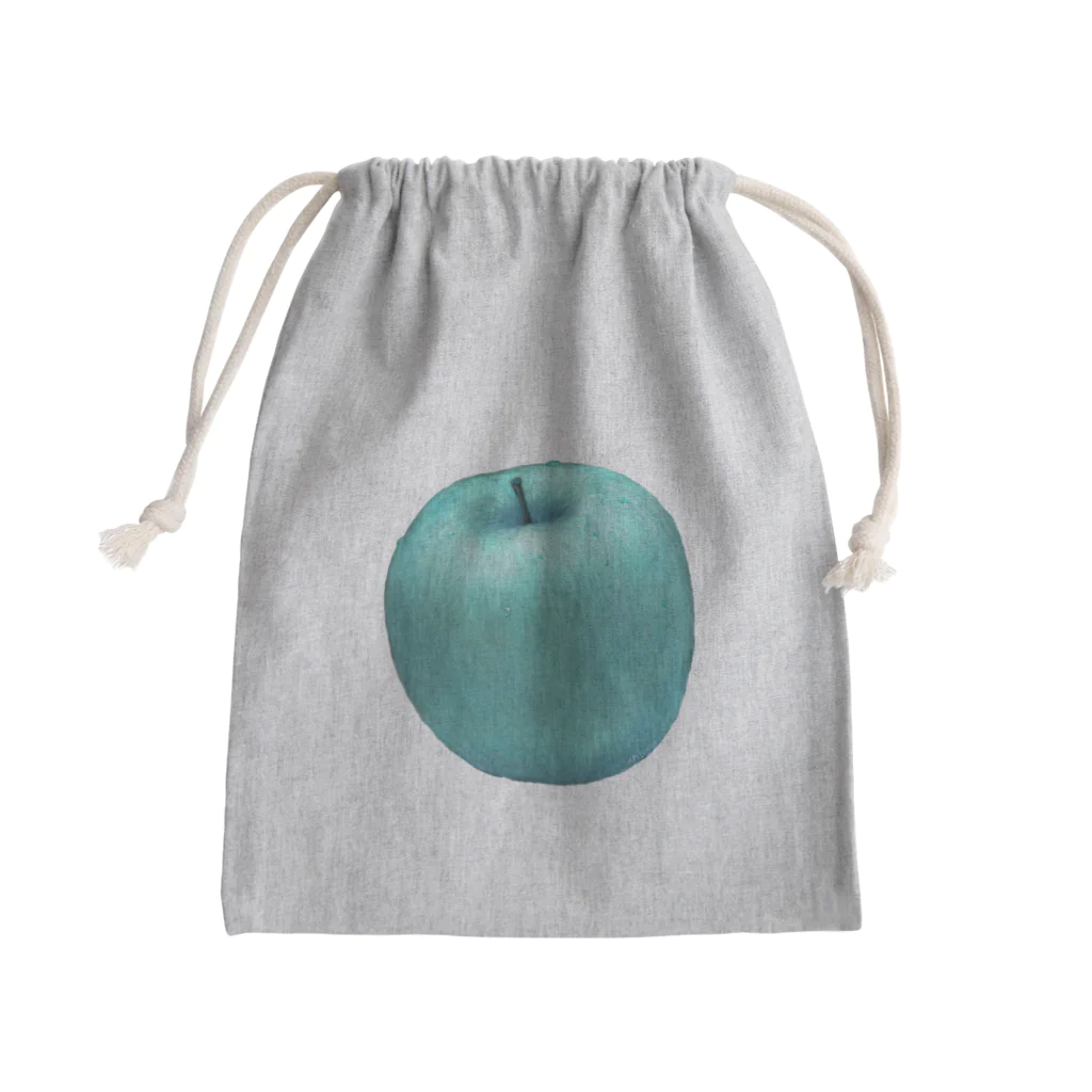 twobookhumanの『リンゴ』 Mini Drawstring Bag