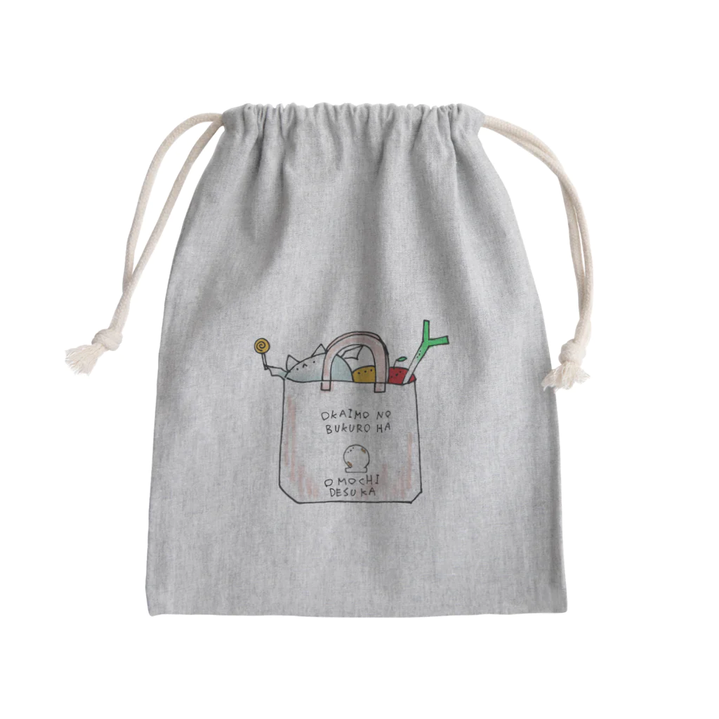 胡乱観光物産館渦音　SUZURI店のおかいものぶくろ Mini Drawstring Bag