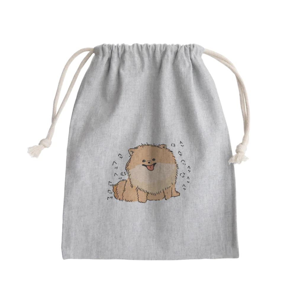 田園調布前のポメラニアン Mini Drawstring Bag