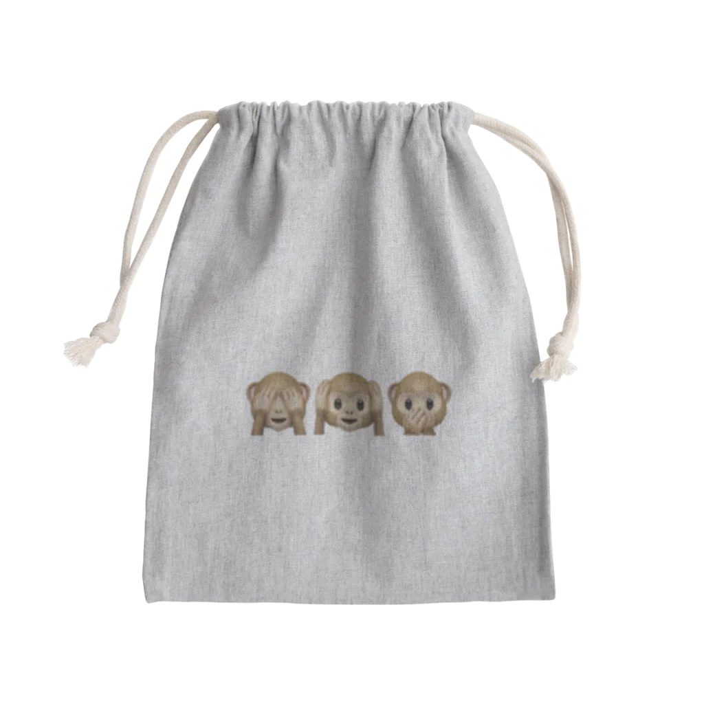 KAN_1117_1Pのざる Mini Drawstring Bag