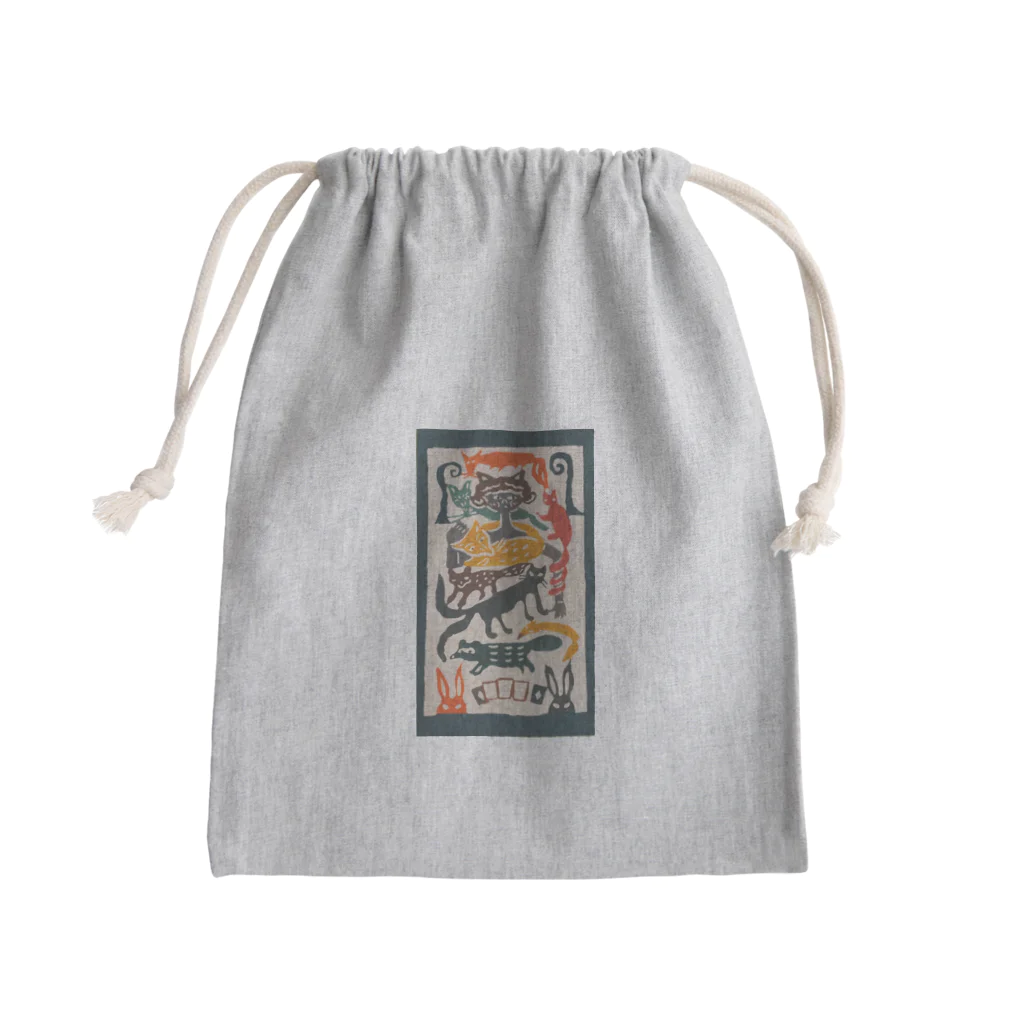 tareoのあやかしショップのもののけ守り札 Mini Drawstring Bag