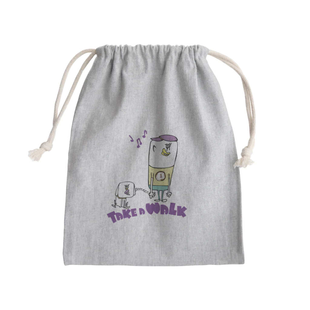 R_T_Gracieのわんこと散歩 Mini Drawstring Bag