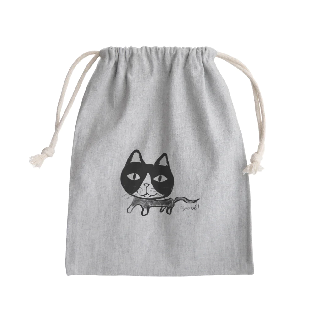 すぷー_SpooK† 絵の欠片のくぅちゃん Mini Drawstring Bag