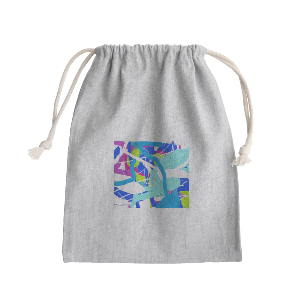 zono-on shop☆のLine Mini Drawstring Bag