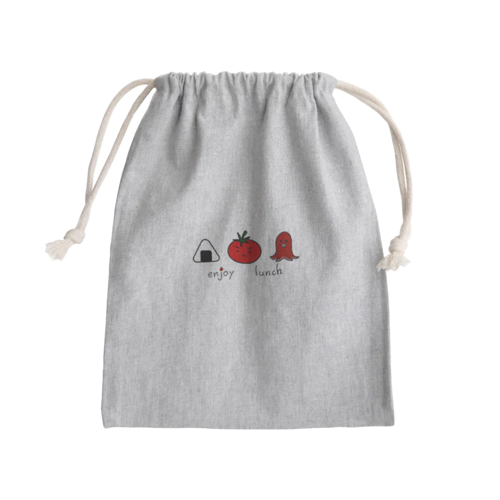 野菜王国のランチとまとくん🍅 Mini Drawstring Bag