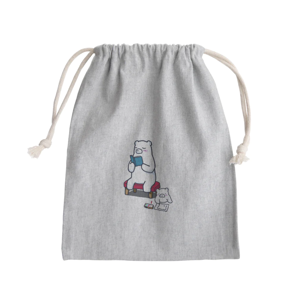 白熊便利軒のそれぞれに過ごす Mini Drawstring Bag