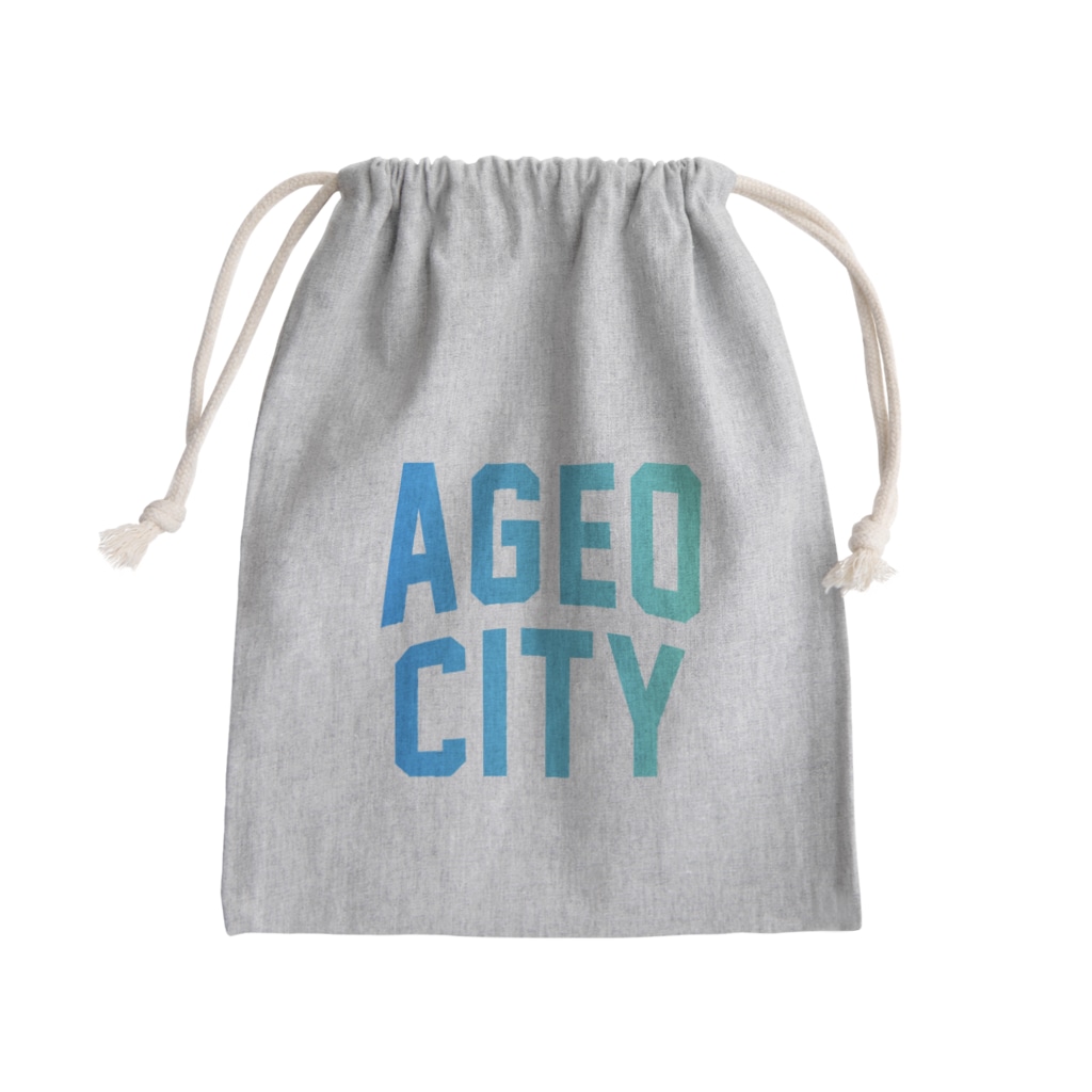 JIMOTO Wear Local Japanの上尾市 AGEO CITY Mini Drawstring Bag