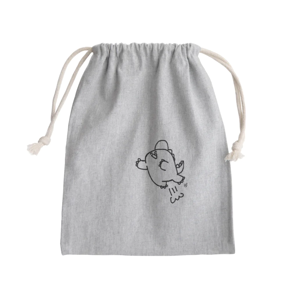 ザクロアメのきょうりゅうさんじゃんぷ！ Mini Drawstring Bag