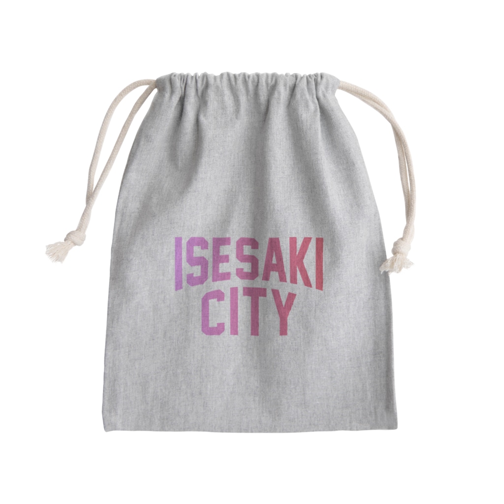 JIMOTO Wear Local Japanの伊勢崎市 ISESAKI CITY Mini Drawstring Bag