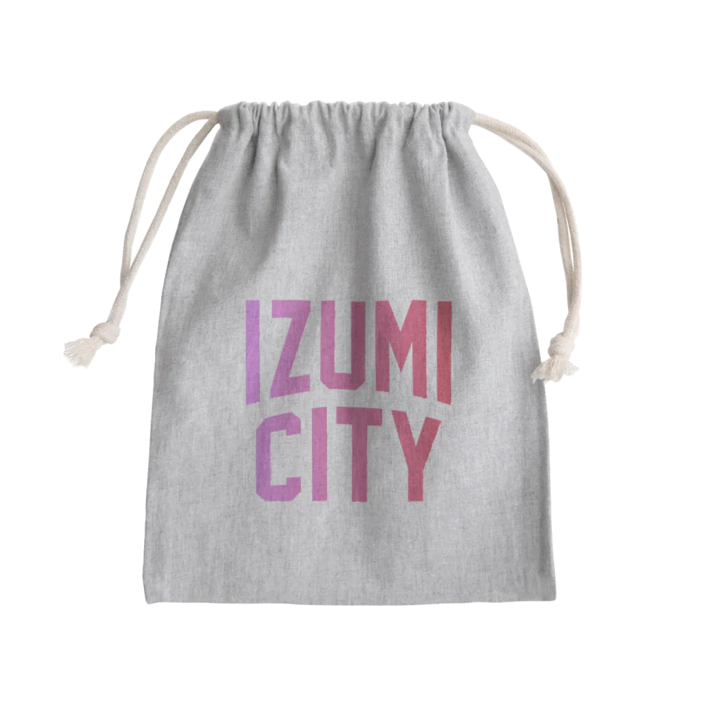 JIMOTOE Wear Local Japanの和泉市 IZUMI CITY Mini Drawstring Bag