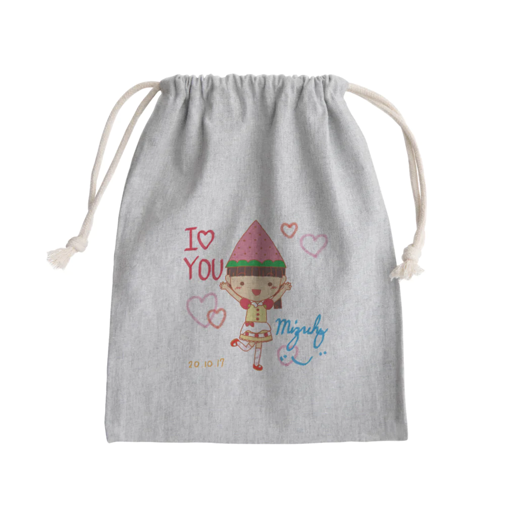 みずほのバースデーみーたん♪ Mini Drawstring Bag