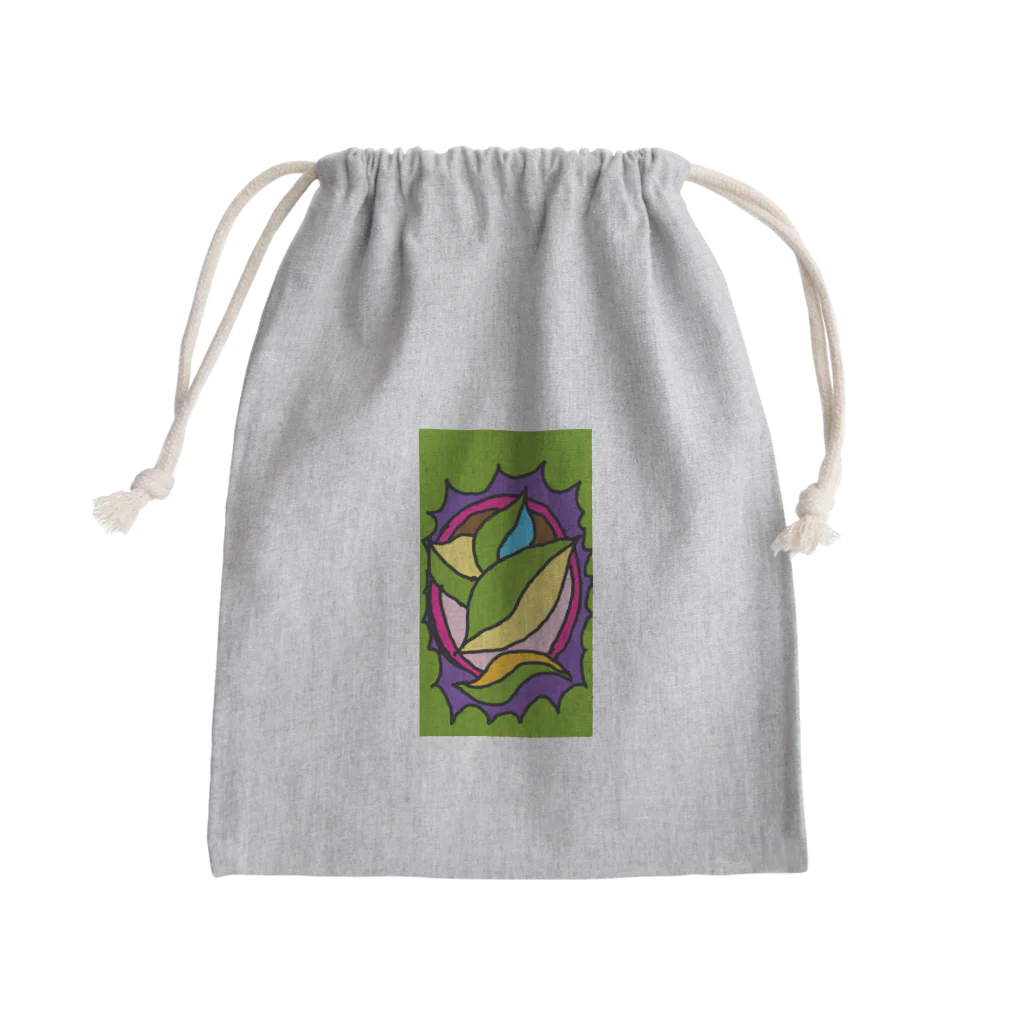 きらめき亭の葉っぱさん Mini Drawstring Bag