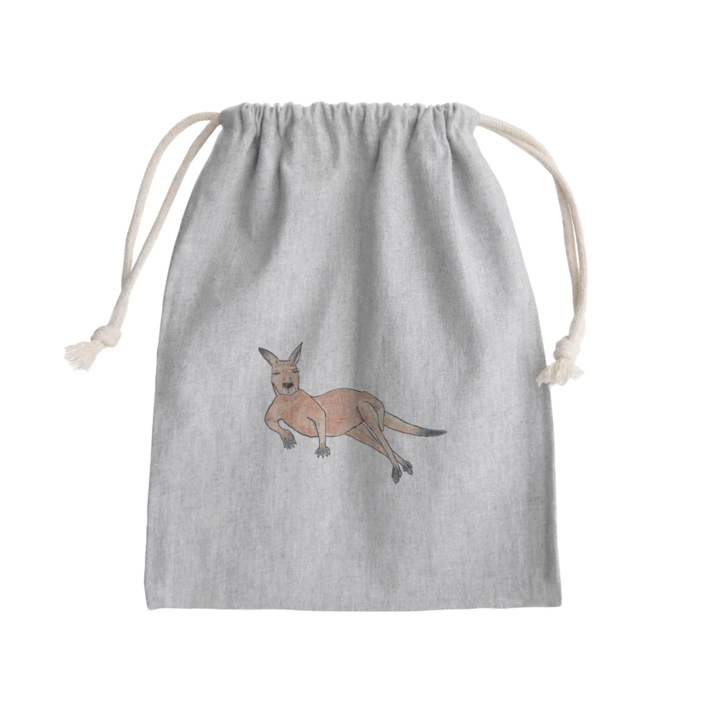 PCS-Gのだらしないカンガルー Mini Drawstring Bag