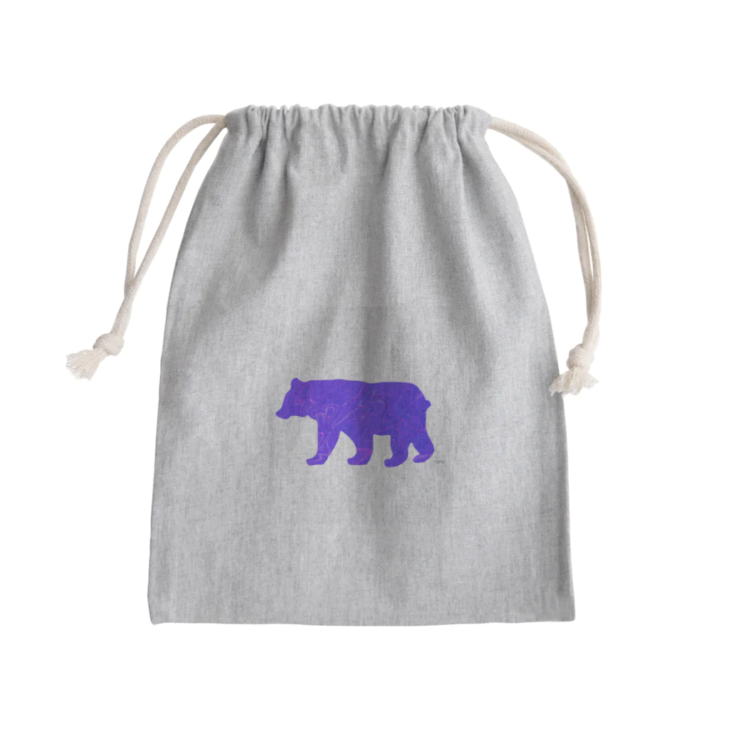 nunuの悪魔クマさん Mini Drawstring Bag