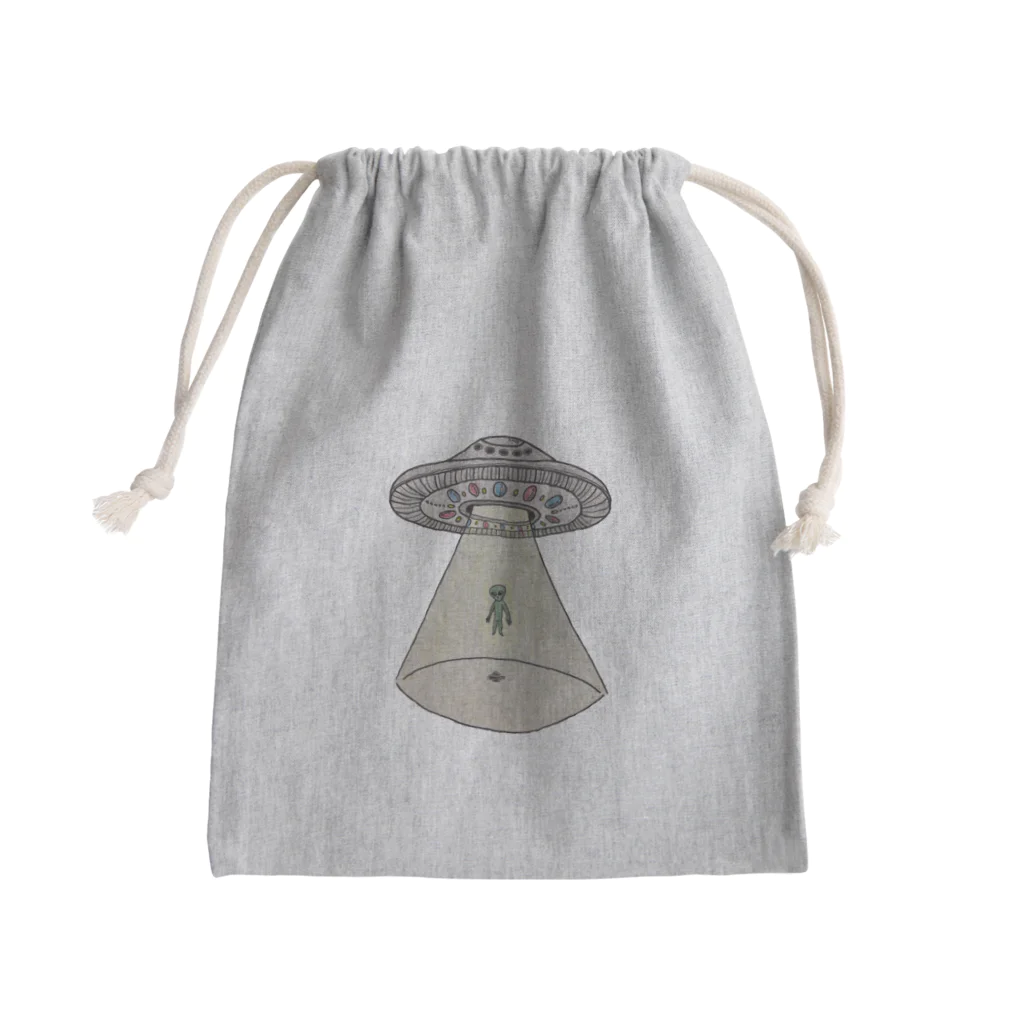 サユリアリティネオ🛸のUFOから宇宙人 Mini Drawstring Bag