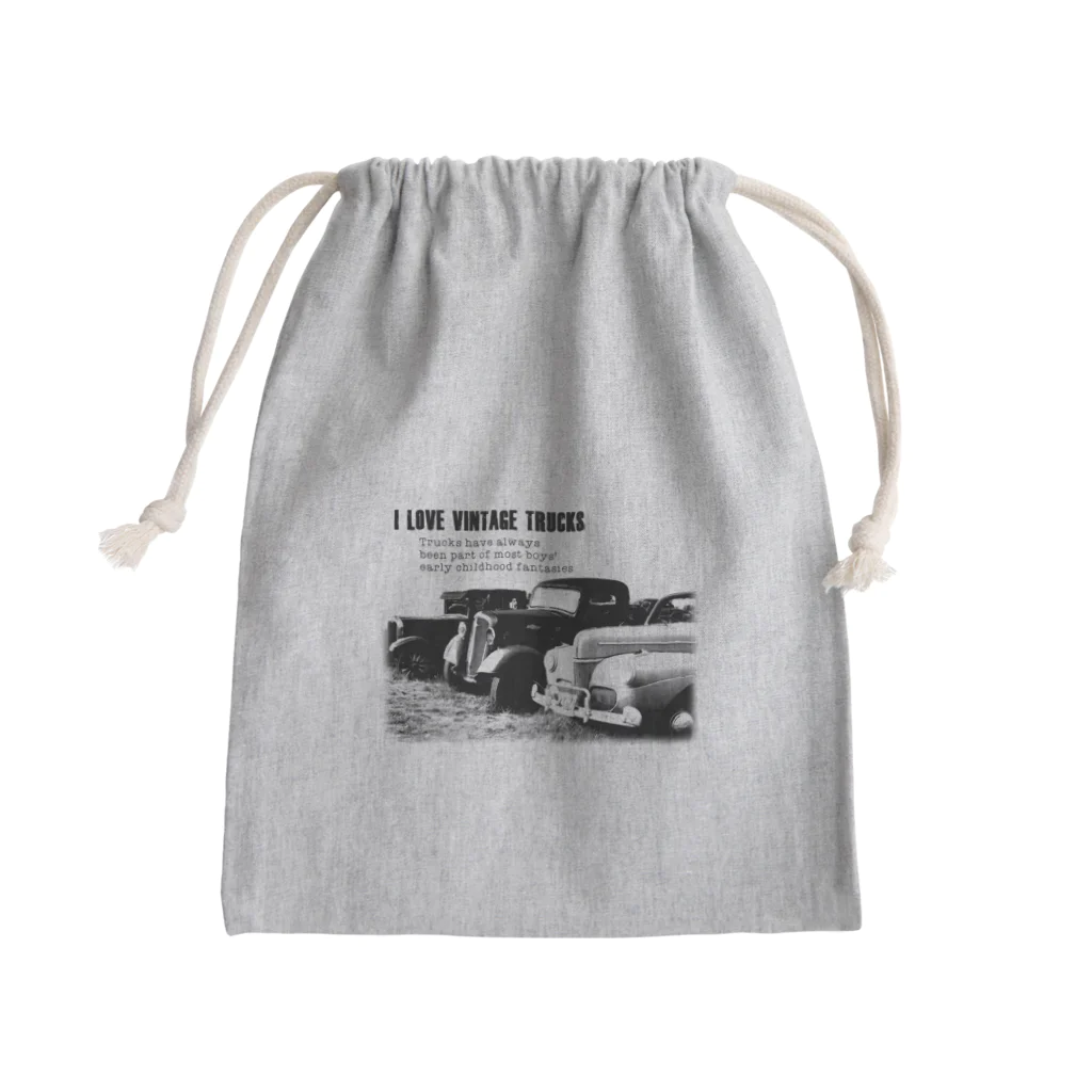 KNS designのレトロトラック Mini Drawstring Bag