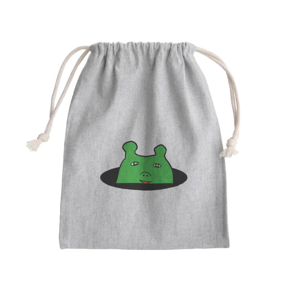 chicodeza by suzuriの見つめる不可思議な生物 Mini Drawstring Bag