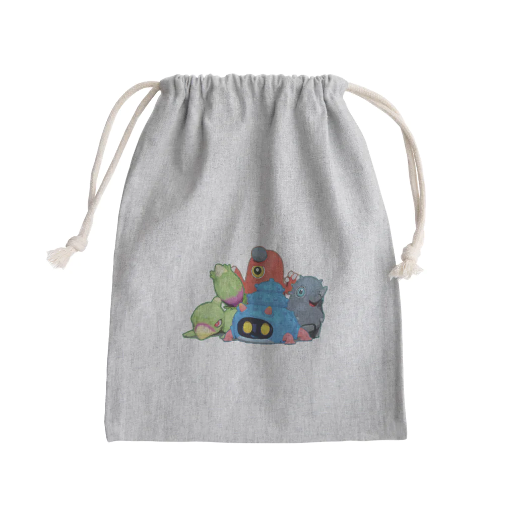 あめだま商店の集合！大 Mini Drawstring Bag