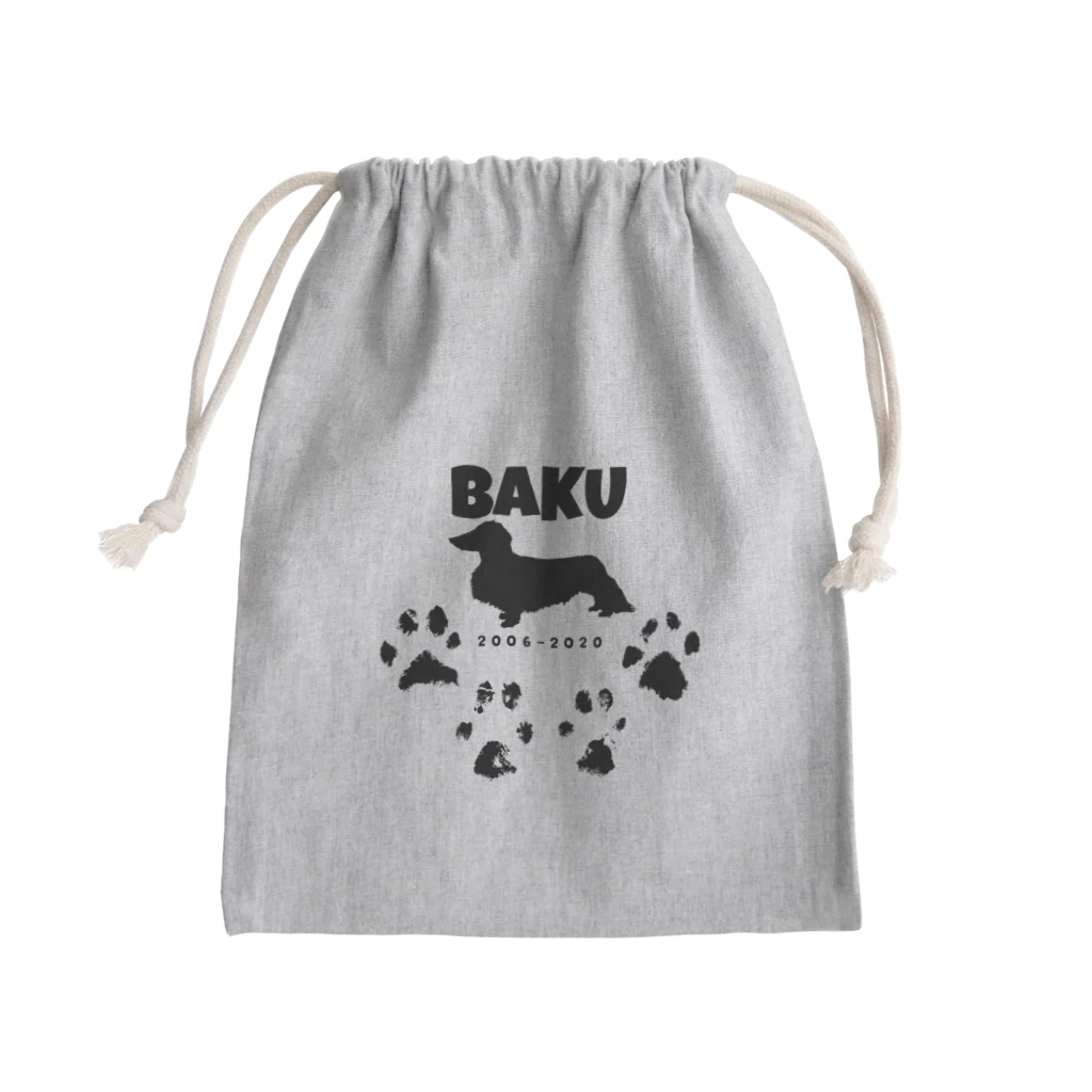 kan*na*waのBAKU R.I.P. Mini Drawstring Bag