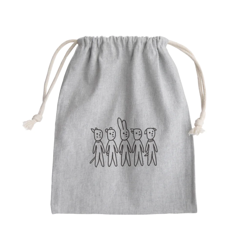 膝小僧の月井軍団 Mini Drawstring Bag