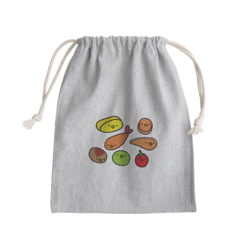 ゴールドマーシュ・ショップのおかずーず Mini Drawstring Bag